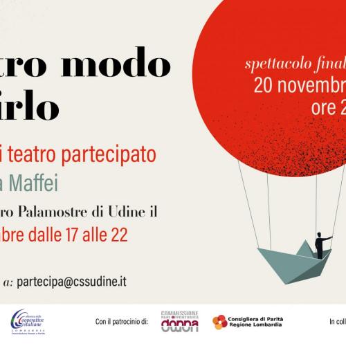 Un altro modo per dirlo, laboratorio di teatro partecipato condotto da Rita Maffei