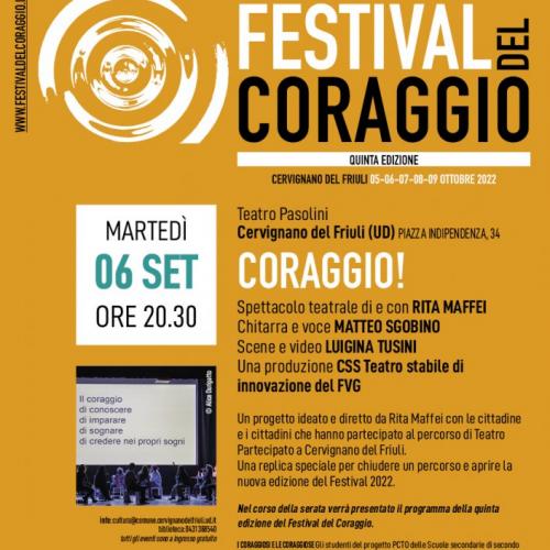 Con il CSS un’altra anteprima per il Festival del Coraggio